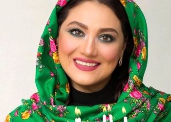 عیددیدنی خانم بازیگر با عوامل سریال تاسیان/ عکس