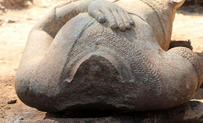 کشف بدن تندیس «بودا» که سرش سال ۱۹۲۷ پیدا شد