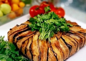 دلمه بادمجان قالبی، یک غذای خوشمزه و مجلسی