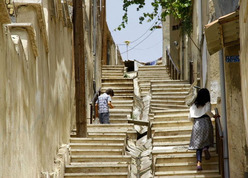 تصاویری از محله پلکانی تهران 