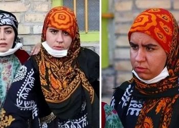 «روناک» سریال نون خ در اتاق گریم/ عکس