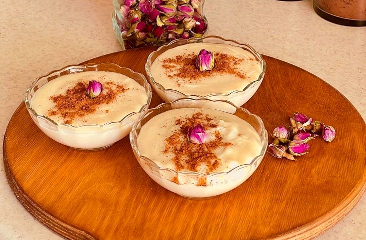 طرز تهیه فرنی با آرد برنج/ تصاویر