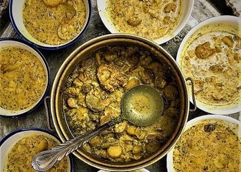 طرز تهیه آبگوشت کشک یا آبگوشت دود دار